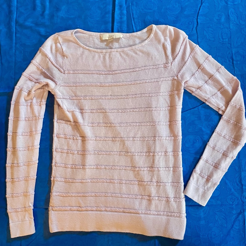 Ann Taylor LOFT Lavender Sweater